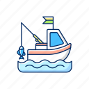 boat, fishing, nautical, fishery