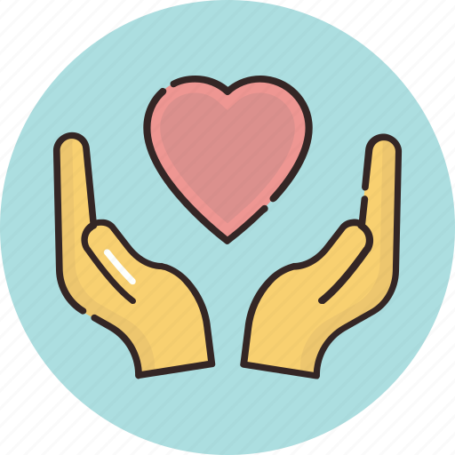 Care, hands, healthcare, heart, medical, medicine icon - Download on Iconfinder