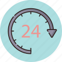clock, hours, opening, round, time, twenty, four