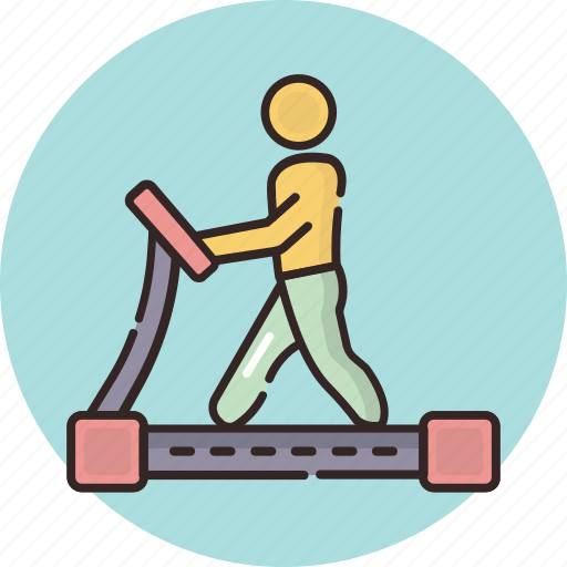 Exercises, gym, jog, jogger, treadmill icon - Download on Iconfinder