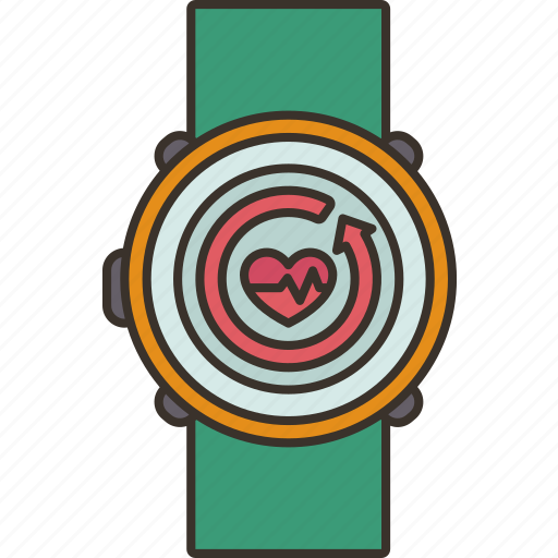 Wristwatch, digital, fitness, monitor, device icon - Download on Iconfinder