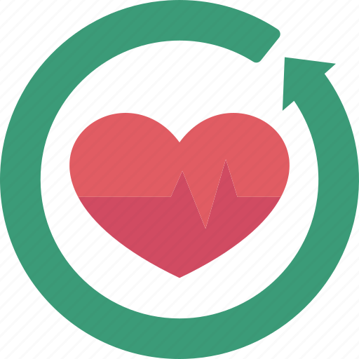 Heart, rate, pulse, health, monitoring icon - Download on Iconfinder