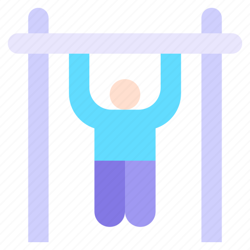 Pulling, up, pull, bar, exercise, gym, workout icon - Download on Iconfinder