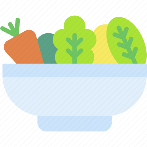 Salad, healthy, food, organic, vegan, vegetarian icon - Download on Iconfinder
