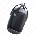 punching bag, boxing, gym, punching, exercise, training, workout, fitness, 3d icons 
