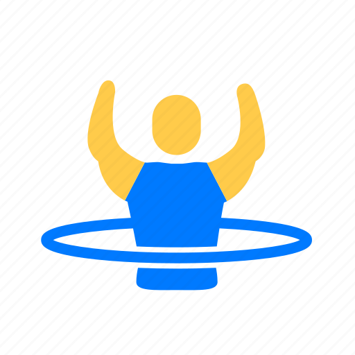 Athletic, exercise, fitness, hola hoop icon - Download on Iconfinder