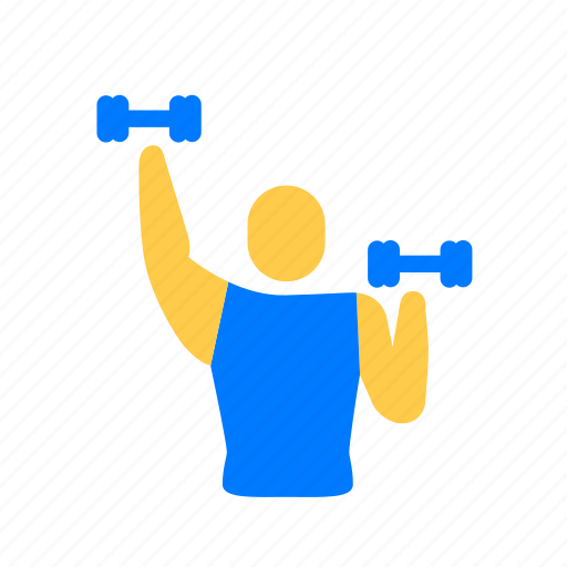 Athletic, dumbbell, exercise, fitness icon - Download on Iconfinder