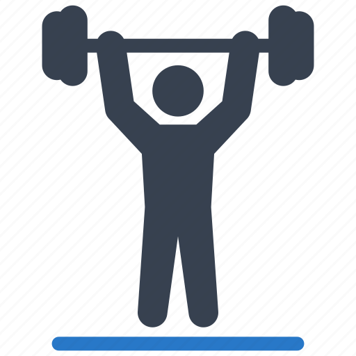 Overhead, press, weightlifting icon - Download on Iconfinder