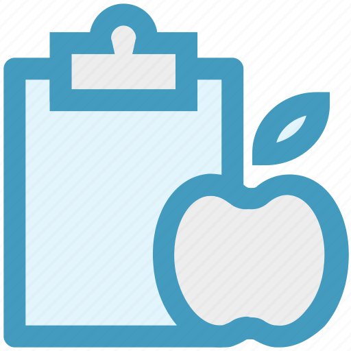 Apple, checklist, clipboard, diet chart, diet plan, fitness, healthy diet icon - Download on Iconfinder