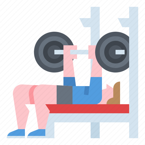 Bench, fitness, healthy, press, workout icon - Download on Iconfinder
