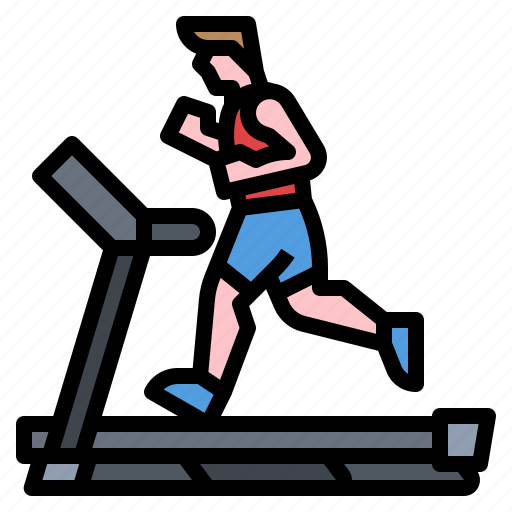 Fitness, gym, healthy, treadmill, wellness icon - Download on Iconfinder