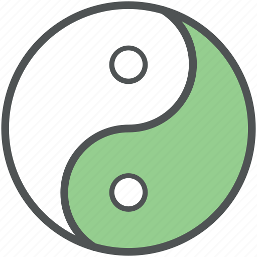 Chinese philosophy, chinese symbol, duality, harmony, spirituality, taijitu, taoism icon - Download on Iconfinder