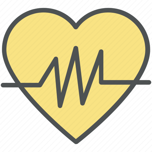Heart, heart lifeline, heart pulse, heart rate, heartbeat, human heart, lifeline icon - Download on Iconfinder