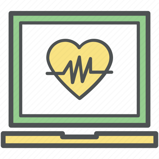 Cardiology, cardiovascular monitor, electrocardiogram, healthcare, heartbeat, icu, medical monitoring icon - Download on Iconfinder