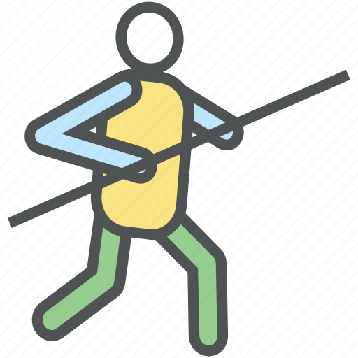 About to throw javelin, athlete, champion, fitness, javelin throw, javelin thrower, skill icon - Download on Iconfinder