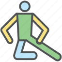 athlete, exercising, movement, physical fitness, player, sportsman, stretching