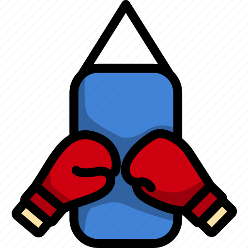 Glove, competition, red, fitness, equipment, boxing, sport icon - Download on Iconfinder