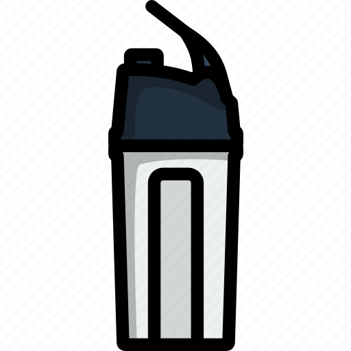 Water, healthy, bottle, fitness, drink, sport, lineart icon - Download on Iconfinder