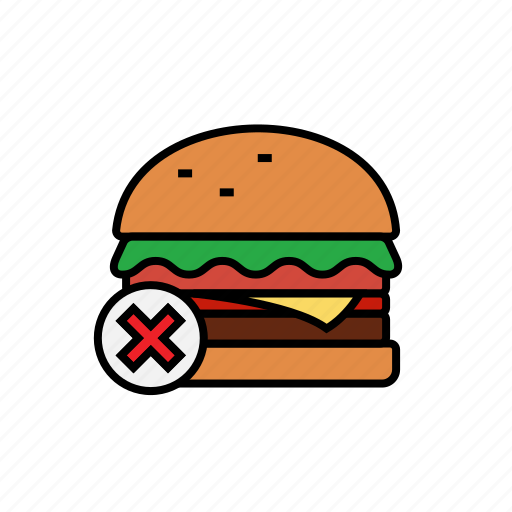 Burger, diet, food, healthy, hunk, no, restrictions icon - Download on Iconfinder
