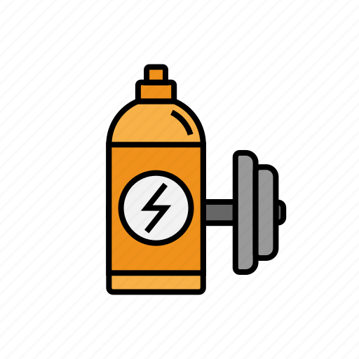 Bottle, drink, dumbbell, energy, fitness, sport, water icon - Download on Iconfinder