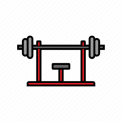 Bench, chest, equipment, exercise, fitness, press, workout icon - Download on Iconfinder
