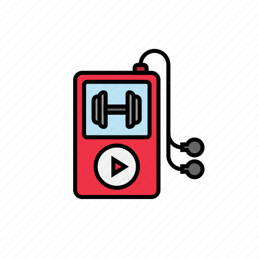 Earphone, fitness, motivation, music, player, song, workout icon - Download on Iconfinder
