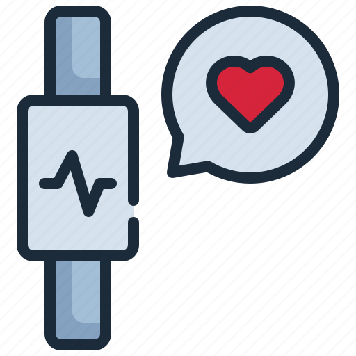 Smart, watch, heart, rate, fitness, exercise icon - Download on Iconfinder