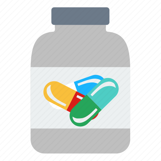 Container, design, fitness, sport, gym, pills icon - Download on Iconfinder