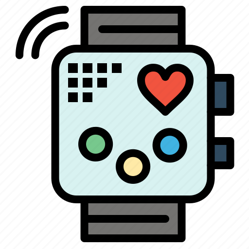 Activity, device, fitness, heartbeat, monitoring icon - Download on Iconfinder