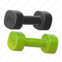dumbbell, gym, weight, workout