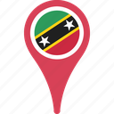 and, flag, kitts, nevis, saint, country