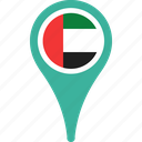 arab, emirates, flag, the, united, country, flags, pin