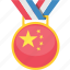 award, china, country, flag, tournament, win 
