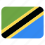 tanzania, national, country, flag, world 