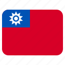 world, national, country, flag, taiwan