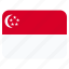singapore, national, country, flag, world 
