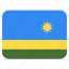 world, national, country, flag, rwanda 