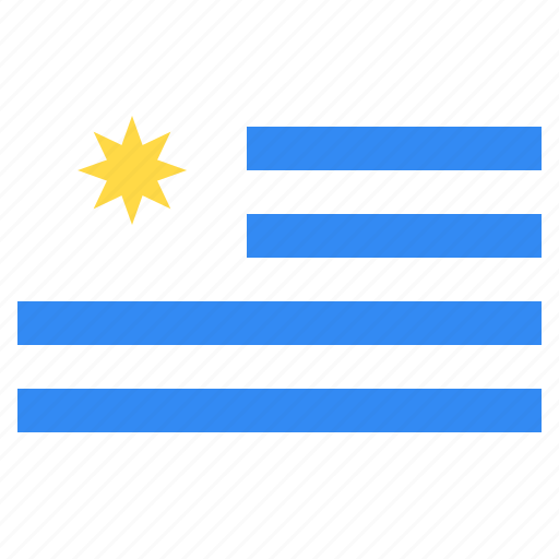 Uruguay, national, country, flag, world icon - Download on Iconfinder