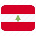 lebnan, national, country, flag, world