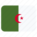 algeria, national, country, flag, world