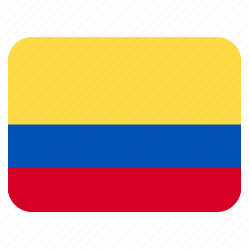 Colombia, national, country, flag, world icon - Download on Iconfinder