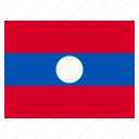 country, laos, world, flag, national