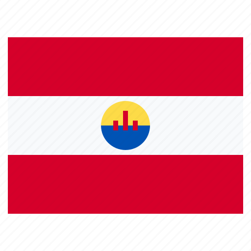 Flag, world, national, french, country, polynesia icon - Download on Iconfinder