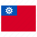 country, national, world, flag, taiwan