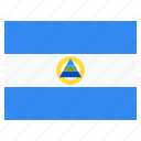 country, national, world, flag, nicaragua