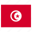 country, national, world, flag, tunisia 