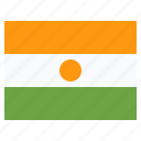 country, national, niger, world, flag