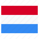 country, national, world, flag, luxembourg
