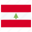 country, national, world, flag, lebnan 
