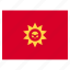 country, national, world, flag, kyrgyzstan 